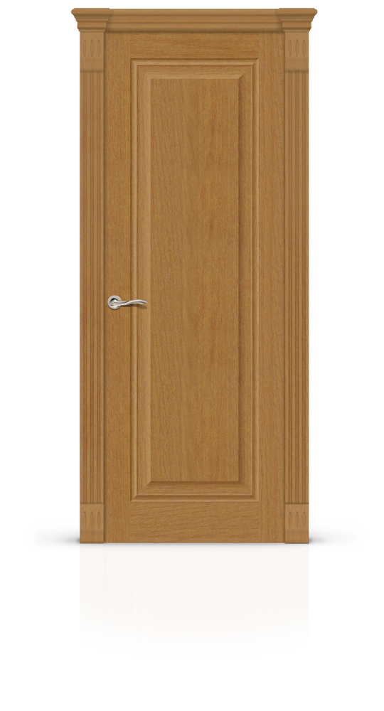 Межкомнатная дверь Малахит-4  остекленная светлый анегри 22374