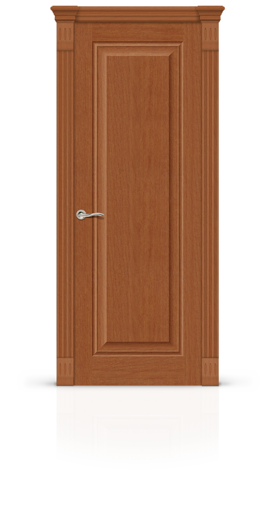 Межкомнатная дверь Малахит-4  остекленная темный анегри 22380