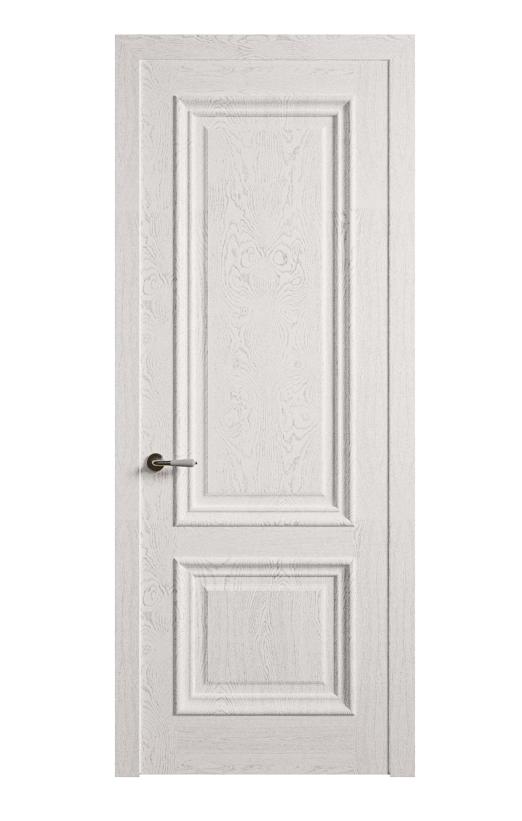 Межкомнатная дверь Элеганс-1 глухая белый ясень 14659