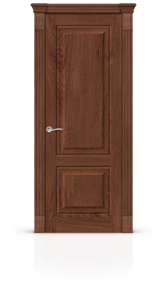 Межкомнатная дверь Малахит-1 глухая дуб миндаль 22084