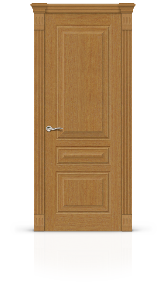 Межкомнатная дверь Малахит-2 глухая светлый анегри 22130