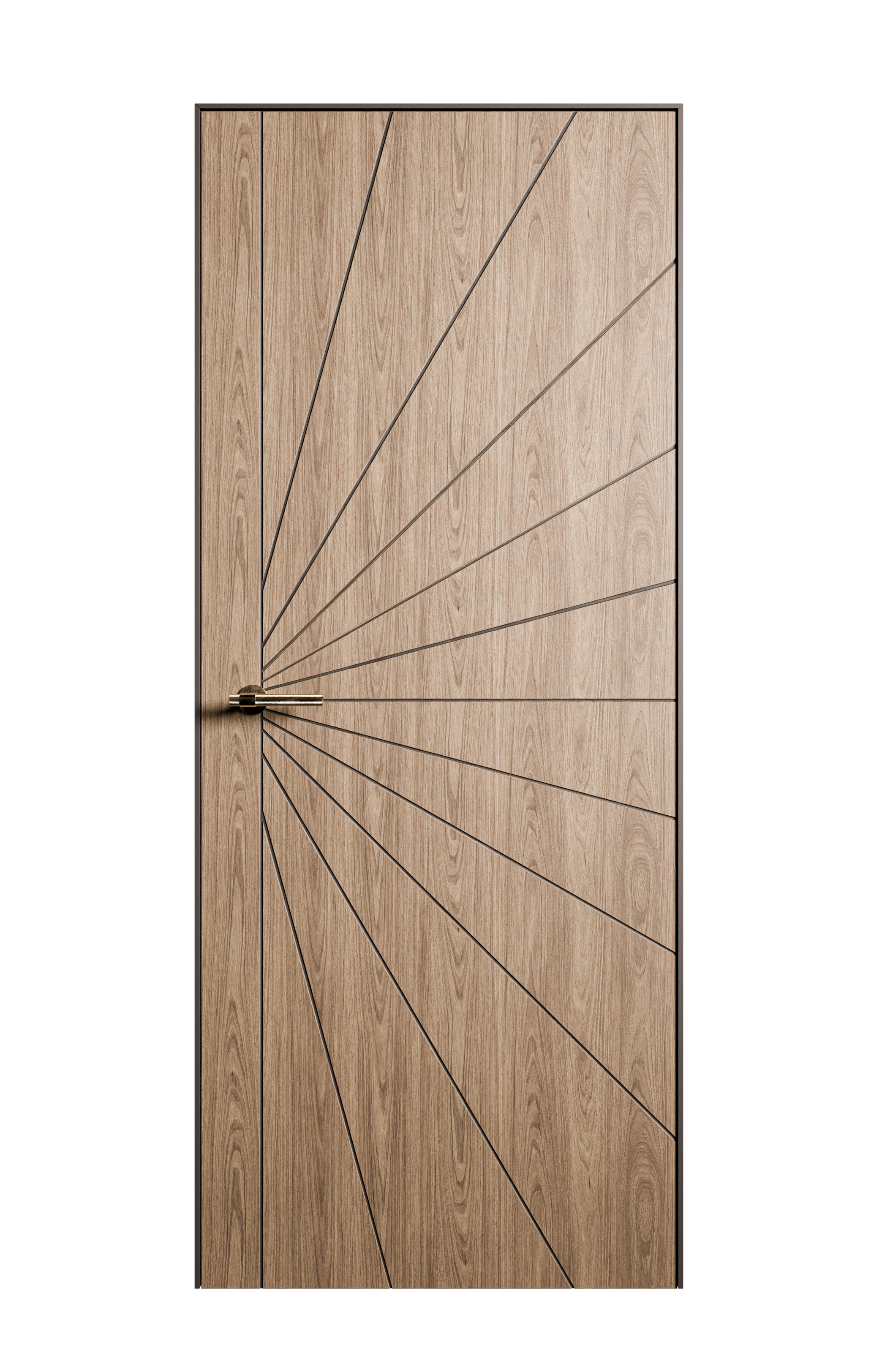 Межкомнатная дверь Линея-1 глухая дуб медовый 23751